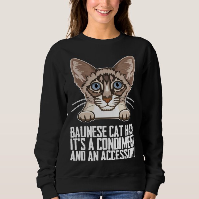 Balinese Dad  Balinese mother  Balinese cats  1 Sweatshirt (Vorderseite)