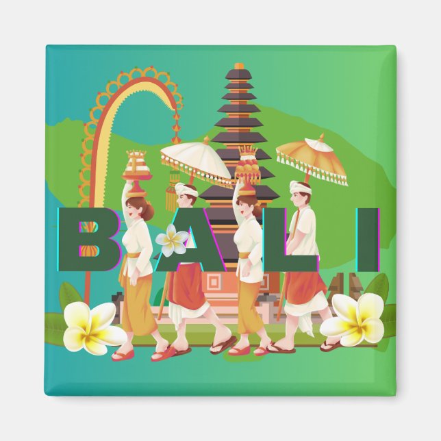 Balinese Gebete Magnet das Wesen der Hingabe (Vorne)