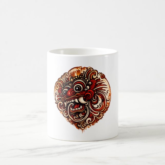 Balinesische Barong Kunst Tasse (Mittel)