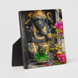 Balinesische Ganesha-Stillleben-Foto-Plakette Fotoplatte