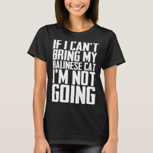 balinesische Katze Balinese balinesische Katzen 2 T-Shirt