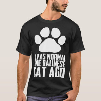 Balinesische Katzen  Balinesischer Vater  Balinesi T-Shirt
