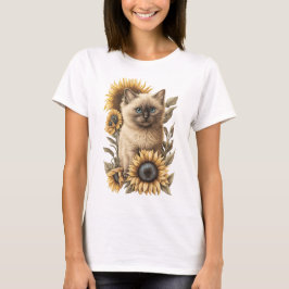 BALINESISCHE KÜCHE MIT SONNENBLUMEN T-Shirt