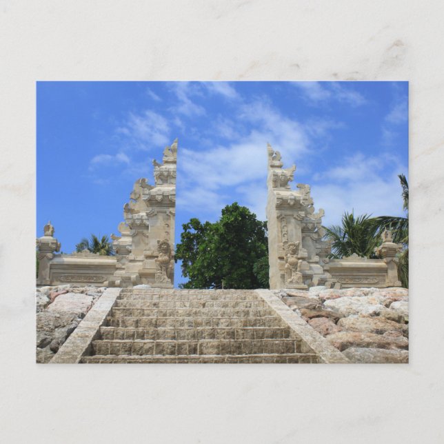 balinesische Kunst Postkarte (Vorderseite)