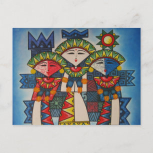 balinesische Tänzer Postkarte