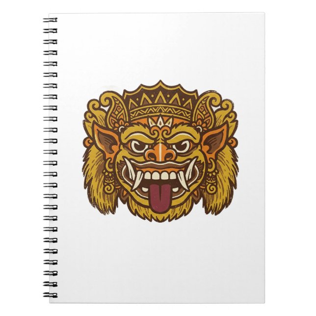 Balinesischer Kultur Barong Notizblock (Vorderseite)