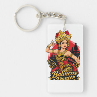 Balinesischer Tänzer Schlüsselanhänger