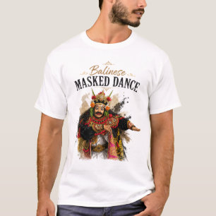 Balinesisches Maskentanz-T-Shirt T-Shirt