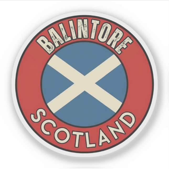 Balintore, Schottland Aufkleber (Vorderseite)