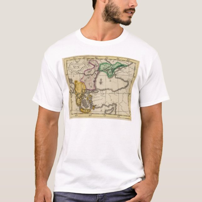 Balkan-Halbinsel 3 T-Shirt (Vorderseite)