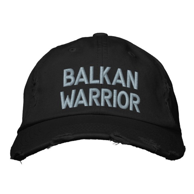 BALKAN WARRIOR HAT BESTICKTE KAPPE (Vorderseite)