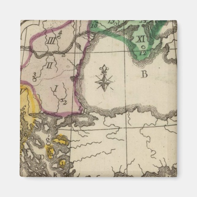 Balkanhalbinsel 3 magnet (Vorne)