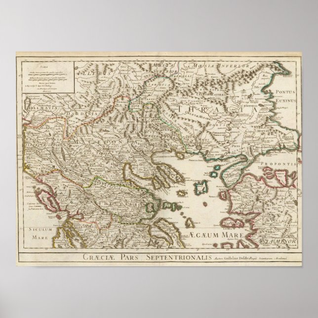 Balkanhalbinsel, Griechenland, Mazedonien 2 Poster (Vorne)