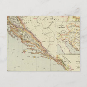 Balkanhalbinsel, Kroatien, Slowenien Postkarte