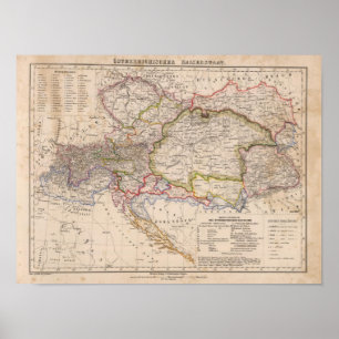 Balkanhalbinsel, Österreich, Ungarn Poster