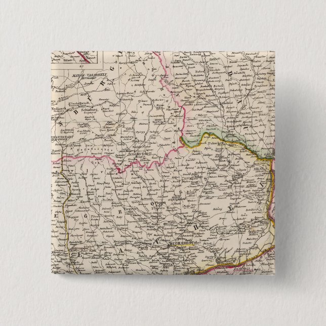 Balkanhalbinsel, Türkei, Rumänien Button (Vorderseite)