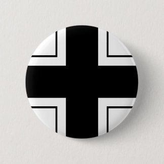 BalkenKreuz auf Weiß Button