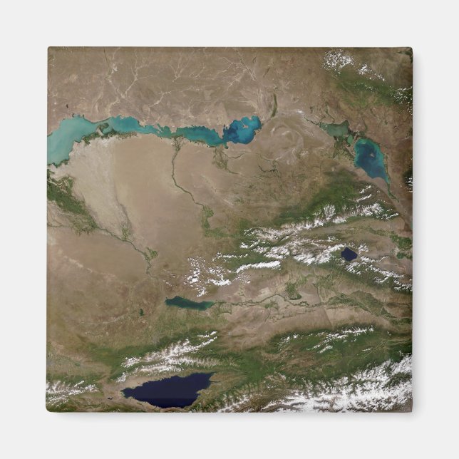Balkhash-See in Ostkasachstan Magnet (Vorne)