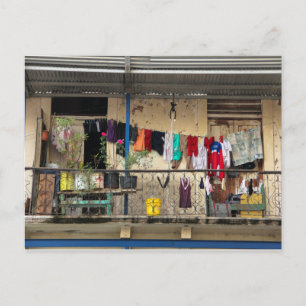 Balkon, Casco Viejo (Altstadt), Panama Stadt Postkarte