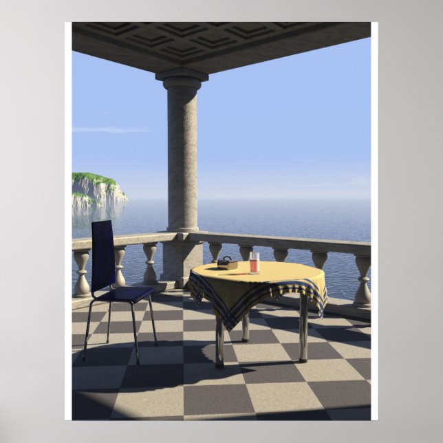 Balkon Poster (Vorne)