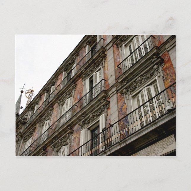 Balkon Postkarte (Vorderseite)