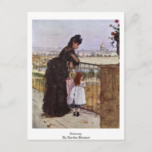 Balkon von Berthe Morisot Postkarte