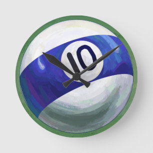 Ball 10 runde wanduhr