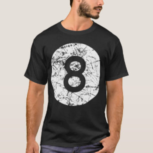 Ball 8 Ball/acht - verwittert T-Shirt