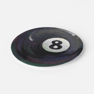 Ball 8 pappteller