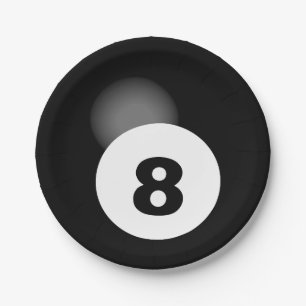 Ball 8 pappteller