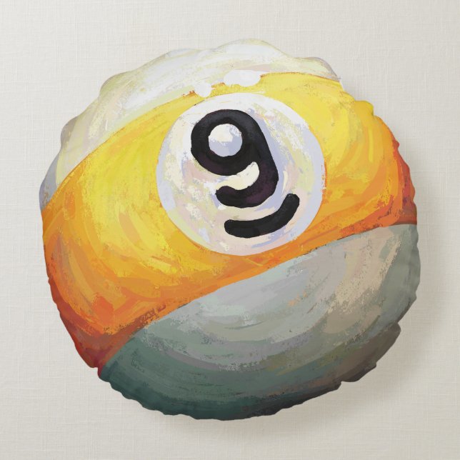 Ball 9 rundes kissen (Rückseite)