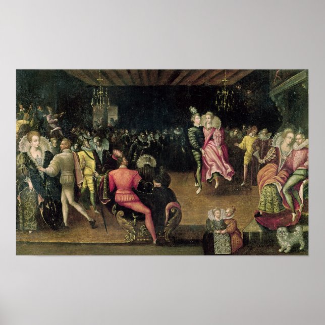Ball am Court of Valois Poster (Vorne)