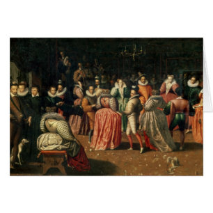 Ball am Gericht von König Henri III von Frankreic
