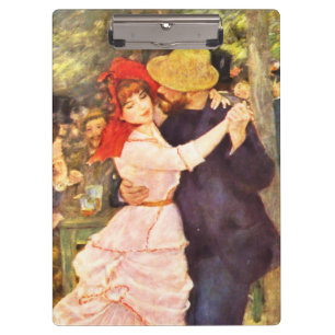 Ball am Moulin de la Galette Auguste Renoir Klemmbrett