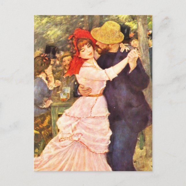 Ball am Moulin de la Galette Auguste Renoir Postkarte (Vorderseite)