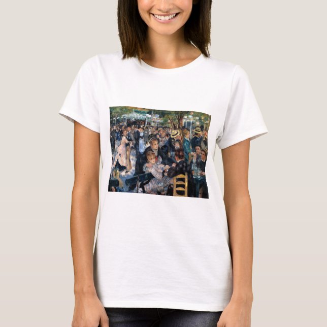 Ball am Moulin de la Galette, Auguste Renoir T-Shirt (Vorderseite)