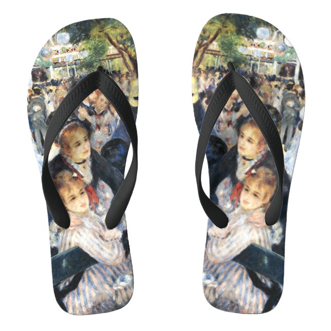 Ball am Moulin de la Galette Party Renoir Flip Flops (Fußbett)