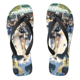 Ball am Moulin de la Galette Party Renoir Flip Flops