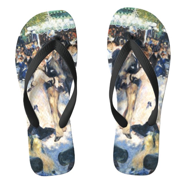 Ball am Moulin de la Galette Party Renoir Flip Flops (Fußbett)