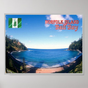 Ball Bay - Norfolk Island - Poster