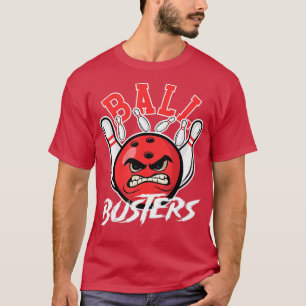 Ball Busters Bowling Couple Bowler Bowling Alley B T-Shirt