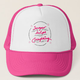Ball Cap Sugar hilft alles Truckerkappe