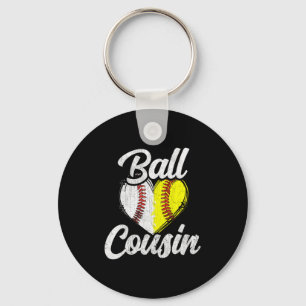 Ball Cousin Baseball Softball Team Sport T-Shirt  Schlüsselanhänger