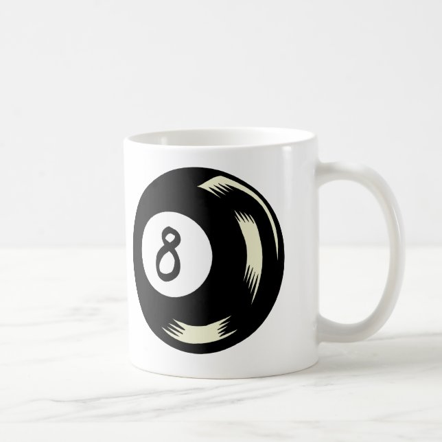 Ball der Magie-acht Kaffeetasse (Rechts)