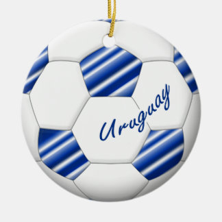Ball des FUSSBALLS URUGUAYS Nationalelf 2014 Keramikornament