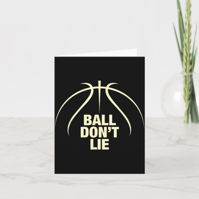 Ball Don't Lie Basketball  Karte (Vorderseite)