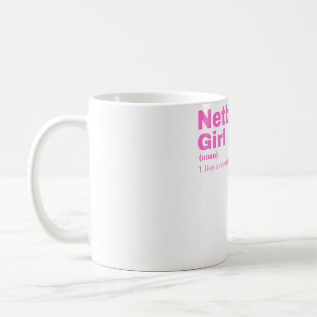 Ball Girl - Netball Kaffeetasse (Links)
