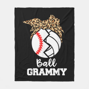 Ball Grammy Fun Baseball Volleyball Grammy  Fleecedecke