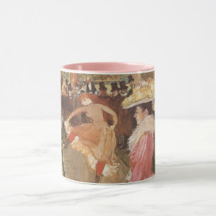 Ball im Nachtclub von Toulouse Lautrec Tasse