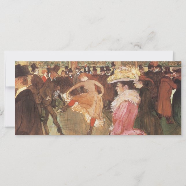 Ball in der Diskothek von Toulouse Lautrec (Vorderseite)
